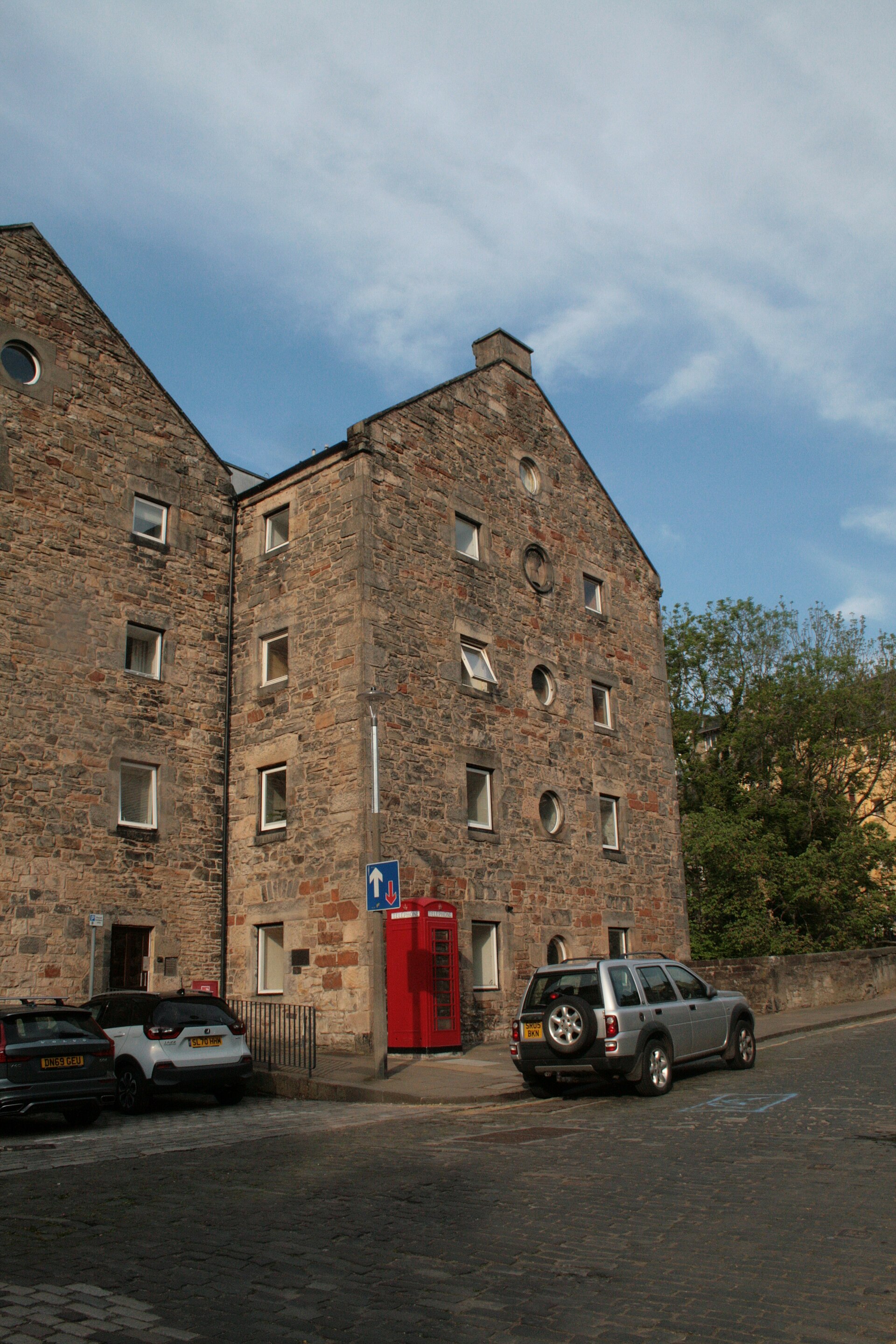 Traditional lime pointing on a Scottish stone wall